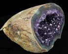 Dark Purple Amethyst Geode - Uruguay #40597-2
